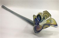 Murano Art Glass Flower Sculpture