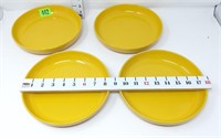 (4) Le Creuset Stoneware Pasta Bowls - Yellow