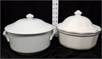 (2) Covered Casserole Dishes