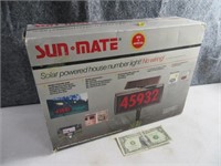Solar SunMate Yard Number Sign