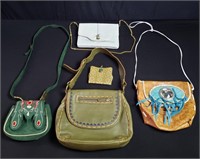 Group of vintage handbags