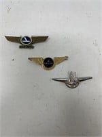 3 junior captains/pilot wings from Eastern