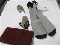 Heated socks - balaclava & neck warmer