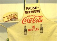 COKE CLOTH APRON AND SODA JERK