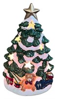 Ceramic Christmas Tree W/ Gifts Underneath
