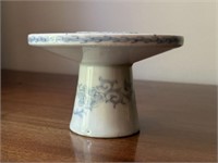 Asian Blue / White Porcelain Candle Stand