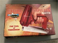 Electric staple gun in box