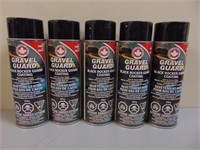 (5) Cans Of Gravel Guard Rocker Panel Spray
