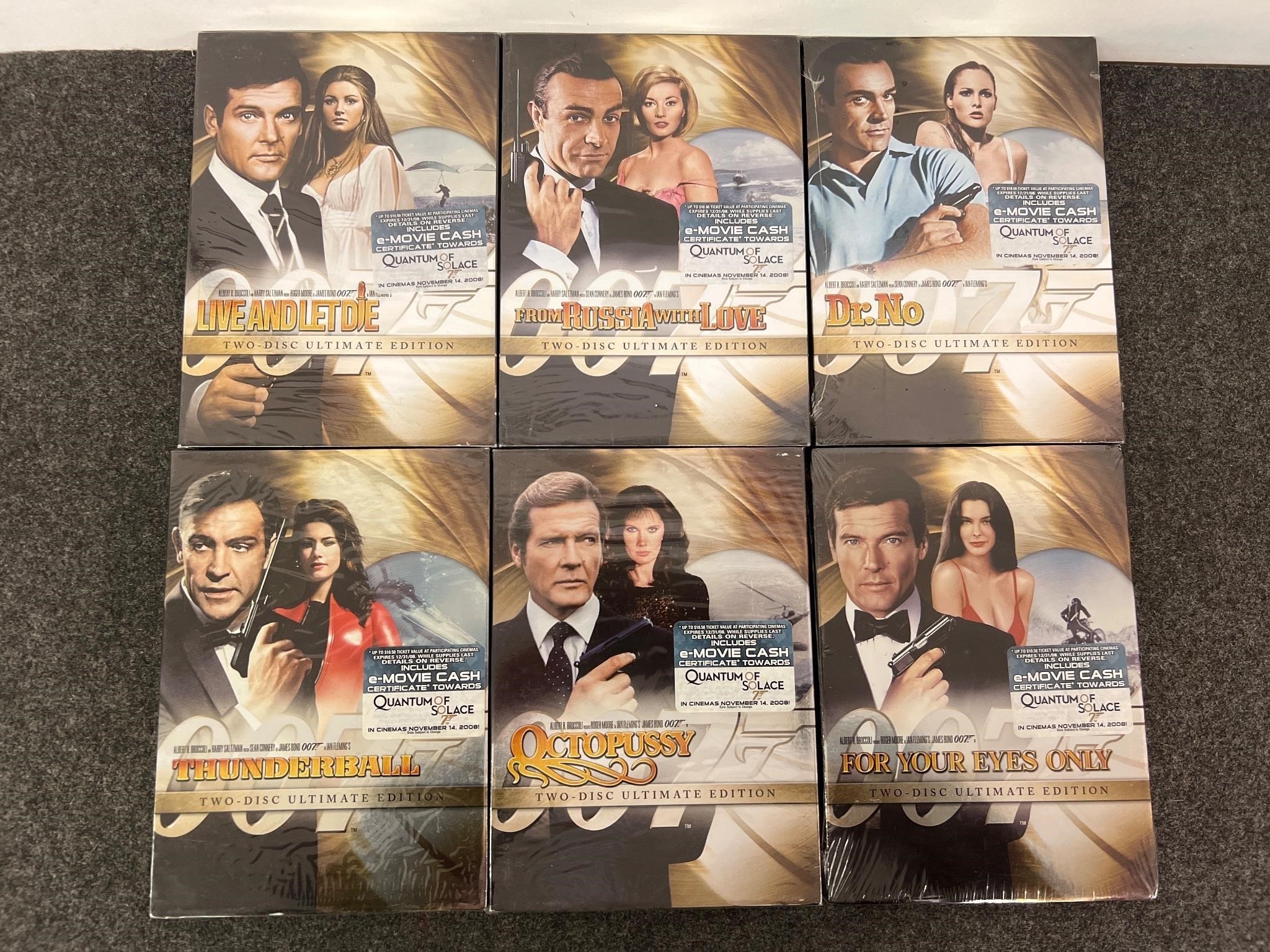 (6) New DVDS 007 Movies