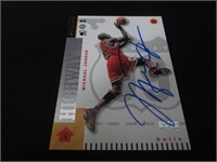 Michael Jordan signed basketball card COA