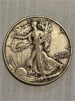 1942 D Walking Liberty Silver Half