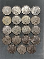 19x The Bid 1965-69 Silver Half Dollars