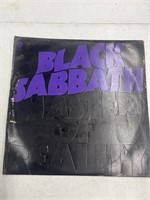 1971 12in Warner Brothers Black Sabbath Vinyl