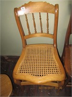 1 Maple Cane Bottom Chairs