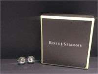 Sterling silver earrings Ross Simons
