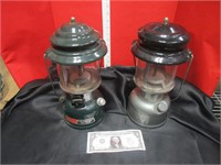 Vintage Coleman Double Mantle Lanterns (2)