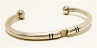 Signed 7.5" Sterling Silver Cuff Bracelet 31.3g