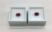 (2) 1.75ct min 9x7mm cube Andesine-Labradorite