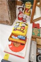Vintage Disney Records - Mickey Mouse, Cinderella,
