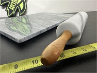 Marble Cheese Cutter, Cutting Board, Rolling Pin