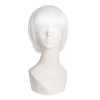 MapofBeauty Men's Short Straight Wig Cosplay Costu