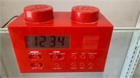 LEGO Brick Radio Alarm Clock