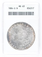 1884-O US MORGAN SILVER $1 DOLLAR COIN