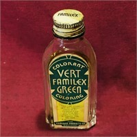 Familex Green Coloring Bottle (Vintage)