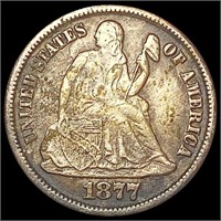 1877-CC Seated Liberty Dime CLOSELY UNCIRCULATED