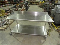 Stainless Steel Prep Table -