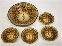 Planters Peanuts Advertising Nut Bowls