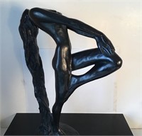 NUDE ART NOUVEAU SCULPTURE AUSTIN PROD INC. 1970