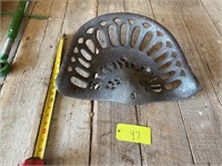 Antique Stoddard tractor seat