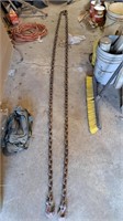 16?ft log chain.  Two hooks