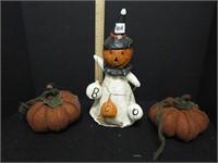 Amazing Halloween Lot with Stuffed Pumpkins and