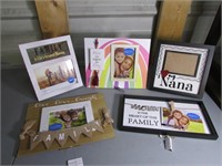 NEW Misc Picture Frame Lot,5 Total