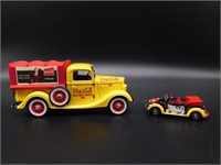 COCA-COLA DIE CAST COLLECTIBLES LOT OF 2