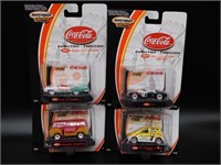 COCA-COLA MATCHBOX DIE CAST COLLECTIBLES LOT OF 4