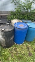 45 Gallon Plastic Barrels/Drums