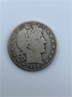 1908 Barber Half Dollar