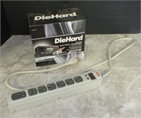 DIE HARD BATTERY CHARGER 6-12V W/ POWER STRIP