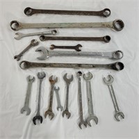 Lg. Lot of wrenches, various sizes and types