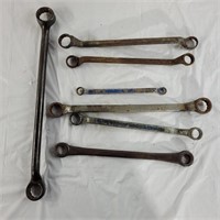 Many offset wrenches, various sizes