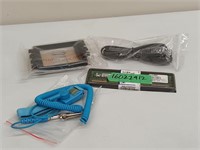 4 MISC COMPUTER PARTS WITH KINGSTON HARD DRIVE