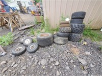 ATV, lawn mower and dlley tires