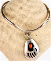Jewelry Sterling Silver Bear Paw Cuff Bracelet