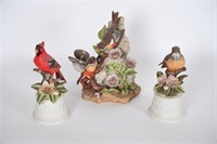 Vintage Royal Crown Bird Music Boxes, Figurine