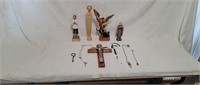 Sick Call Box Cross, Rosaries and Figurines