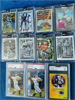 Project 2020 cards along with graded cards