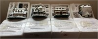 4 "Thomas Kinkade - Hawthorn Village" Houses